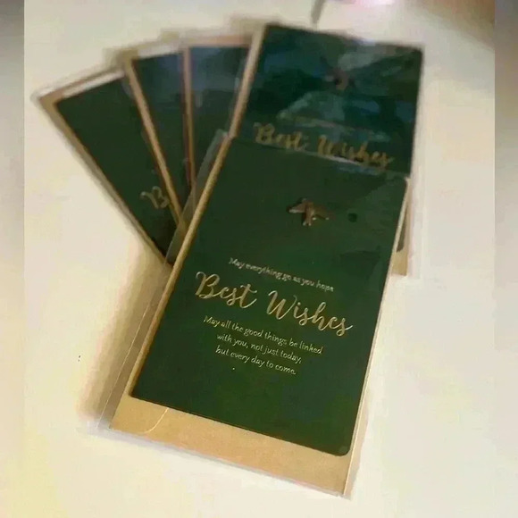 5* Xmas/New year Best Wishes Vintage Style Greeting Cards - Picture 3 of 4